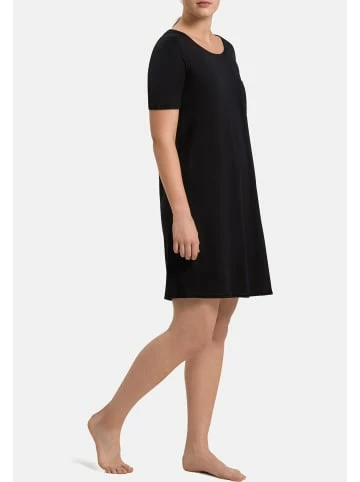 Große Größen Hanro Nachthemd Kurzarm Cotton Deluxe In Schwarz Günstig Kaufen 4 Große Größen Hanro Nachthemd Kurzarm Cotton Deluxe In Schwarz Günstig Kaufen - Image 2