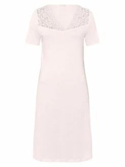 Große Größen Hanro Nachthemd Kurzarm Moments In Crystal Pink Günstig Kaufen