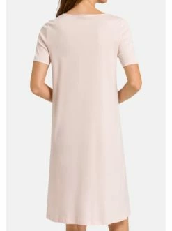 Große Größen Hanro Nachthemd Kurzarm Moments In Crystal Pink Günstig Kaufen -hanro shop hanro nachthemd kurzarm moments in crystal pink 3