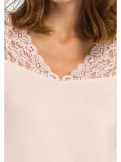 Große Größen Hanro Nachthemd Kurzarm Moments In Crystal Pink Günstig Kaufen -hanro shop hanro nachthemd kurzarm moments in crystal pink 4