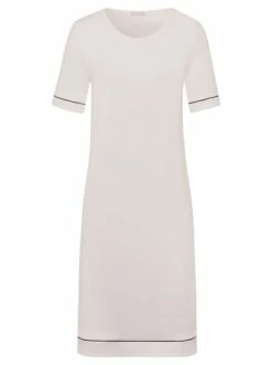 Große Größen Hanro Nachthemd Kurzarm Natural Comfort In Amond Günstig Kaufen