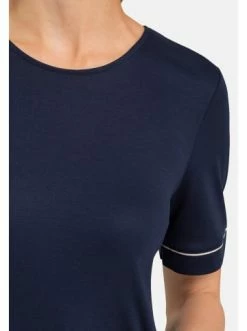 Große Größen Hanro Nachthemd Kurzarm Natural Comfort In Deep Navy Günstig Kaufen -hanro shop hanro nachthemd kurzarm natural comfort in deep navy 4