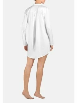 Große Größen Hanro Nachthemd Langarm Cotton Deluxe In Weiß Günstig Kaufen
