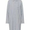 Große Größen Hanro Nachthemd Langarm Loungy Nights In Soft Stripe Günstig Kaufen