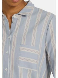 Große Größen Hanro Nachthemd Langarm Loungy Nights In Soft Stripe Günstig Kaufen -hanro shop hanro nachthemd langarm loungy nights in soft stripe 4