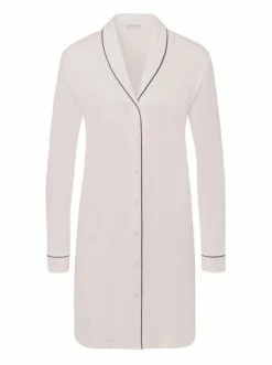Große Größen Hanro Nachthemd Langarm Natural Comfort In Almond Günstig Kaufen
