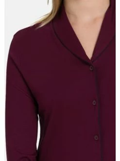 Große Größen Hanro Nachthemd Langarm Natural Comfort In Plum Günstig Kaufen -hanro shop hanro nachthemd langarm natural comfort in plum 4