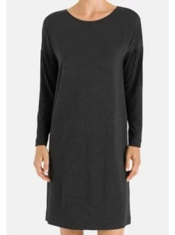 Große Größen Hanro Nachthemd Langarm Natural Elegance In Caviar Günstig Kaufen -hanro shop hanro nachthemd langarm natural elegance in caviar 2