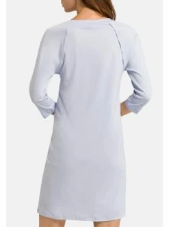 Große Größen Hanro Nachthemd Langarm Pure Essence In Blue Glow Günstig Kaufen -hanro shop hanro nachthemd langarm pure essence in blue glow 7