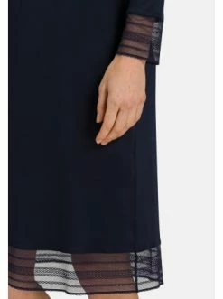 Große Größen Hanro Nachthemd Langarm Sina In Deep Navy Günstig Kaufen -hanro shop hanro nachthemd langarm sina in deep navy 4