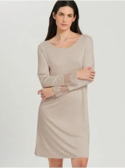 Große Größen Hanro Nachthemd Lovis 100cm In Pumice Günstig Kaufen -hanro shop hanro nachthemd lovis 100cm in pumice 2