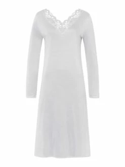 Große Größen Hanro Nachthemd Mae In Silver Grey Günstig Kaufen