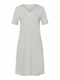 Große Größen Hanro Nachthemd Mira 100cm In Cloud Melange Günstig Kaufen