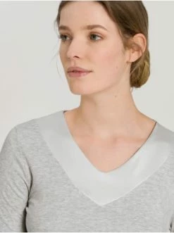 Große Größen Hanro Nachthemd Mira 110cm In Cloud Melange Günstig Kaufen 11 Große Größen Hanro Nachthemd Mira 110cm In Cloud Melange Günstig Kaufen -hanro shop hanro nachthemd mira 110cm in cloud melange 4