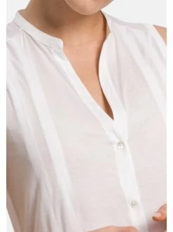 Große Größen Hanro Nachthemd Ohne Arm Cotton Deluxe In Weiß Günstig Kaufen -hanro shop hanro nachthemd ohne arm cotton deluxe in weiss 4