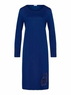 Große Größen Hanro Nachthemd Paola In Space Blue Günstig Kaufen