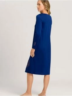 Große Größen Hanro Nachthemd Paola In Space Blue Günstig Kaufen -hanro shop hanro nachthemd paola in space blue 3