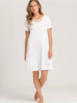 Große Größen Hanro Nachthemd Paola In Weiß Günstig Kaufen -hanro shop hanro nachthemd paola in weiss 10