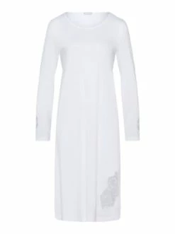 Große Größen Hanro Nachthemd Paola In Weiß Günstig Kaufen