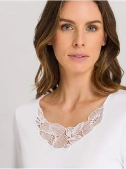 Große Größen Hanro Nachthemd Paola In Weiß Günstig Kaufen -hanro shop hanro nachthemd paola in weiss 23