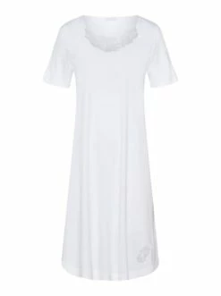 Große Größen Hanro Nachthemd Paola In Weiß Günstig Kaufen