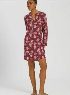 Große Größen Hanro Nachthemd Sleep & Lounge 90cm In Floral Joy Günstig Kaufen -hanro shop hanro nachthemd sleep and lounge 90cm in floral joy 4