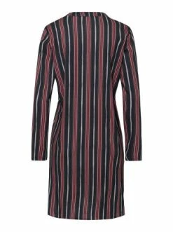 Große Größen Hanro Nachthemd Sleep & Lounge 90cm In Marsala Stripe Günstig Kaufen -hanro shop hanro nachthemd sleep and lounge 90cm in marsala stripe 1