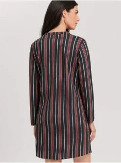 Große Größen Hanro Nachthemd Sleep & Lounge 90cm In Marsala Stripe Günstig Kaufen -hanro shop hanro nachthemd sleep and lounge 90cm in marsala stripe 3