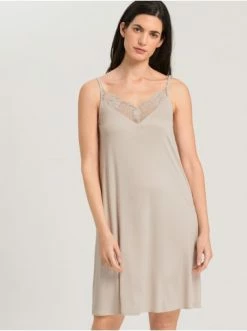 Große Größen Hanro Nachthemd Spaghettidress Lovis 90cm In Pumice Günstig Kaufen -hanro shop hanro nachthemd spaghettidress lovis 90cm in pumice 2