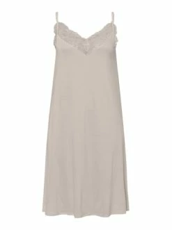 Große Größen Hanro Nachthemd Spaghettidress Lovis 90cm In Pumice Günstig Kaufen
