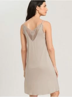 Große Größen Hanro Nachthemd Spaghettidress Lovis 90cm In Pumice Günstig Kaufen -hanro shop hanro nachthemd spaghettidress lovis 90cm in pumice 3