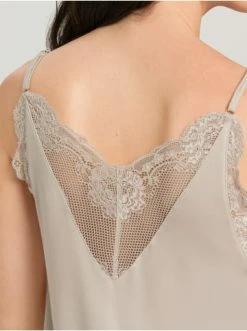 Große Größen Hanro Nachthemd Spaghettidress Lovis 90cm In Pumice Günstig Kaufen -hanro shop hanro nachthemd spaghettidress lovis 90cm in pumice 6