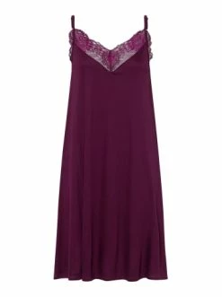 Große Größen Hanro Nachthemd Spaghettidress Lovis 90cm In Sumac Günstig Kaufen