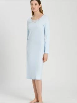 Große Größen Hanro Nachthemd Zelda 110cm In Glacier Günstig Kaufen -hanro shop hanro nachthemd zelda 110cm in glacier 2