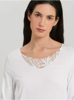 Große Größen Hanro Nachthemd Zelda 110cm In Weiß Günstig Kaufen -hanro shop hanro nachthemd zelda 110cm in weiss 4