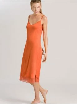 Große Größen Hanro Negligé Juna In Coral Gold Günstig Kaufen -hanro shop hanro neglige juna in coral gold 2