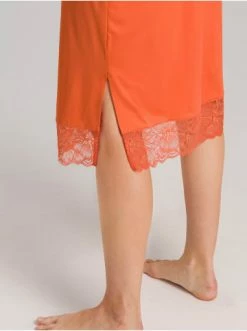 Große Größen Hanro Negligé Juna In Coral Gold Günstig Kaufen -hanro shop hanro neglige juna in coral gold 5