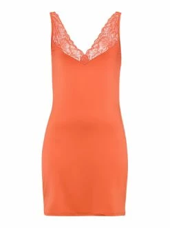 Große Größen Hanro Negligé Juna In Coral Gold Günstig Kaufen