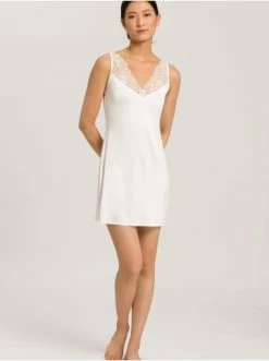 Große Größen Hanro Negligé Juna In Weiß Günstig Kaufen -hanro shop hanro neglige juna in weiss 4
