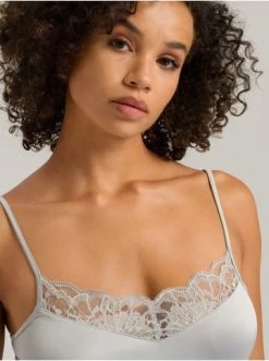 Große Größen Hanro Negligé Mae In Silver Grey Günstig Kaufen -hanro shop hanro neglige mae in silver grey 11