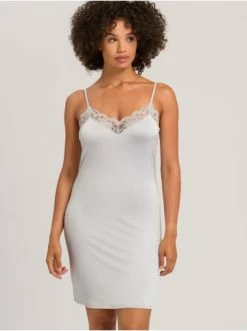 Große Größen Hanro Negligé Mae In Silver Grey Günstig Kaufen -hanro shop hanro neglige mae in silver grey 2