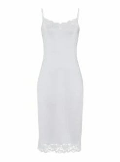 Große Größen Hanro Negligé Mae In Silver Grey Günstig Kaufen