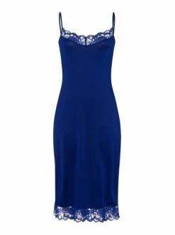 Große Größen Hanro Negligé Mae In Space Blue Günstig Kaufen