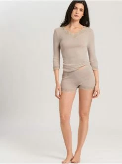 Wäsche Hanro Panty Woolen Lace In Pumice Günstig Kaufen -hanro shop hanro panty woolen lace in pumice 4