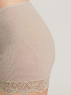 Wäsche Hanro Panty Woolen Lace In Pumice Günstig Kaufen -hanro shop hanro panty woolen lace in pumice 5