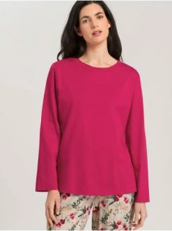 Große Größen Hanro Pullover Natural Shirt In Pink Mimosa Günstig Kaufen -hanro shop hanro pullover natural shirt in pink mimosa 2