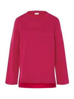 Große Größen Hanro Pullover Natural Shirt In Pink Mimosa Günstig Kaufen