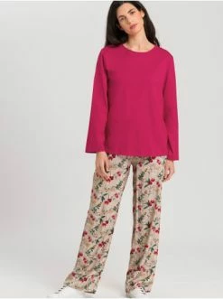 Große Größen Hanro Pullover Natural Shirt In Pink Mimosa Günstig Kaufen -hanro shop hanro pullover natural shirt in pink mimosa 4