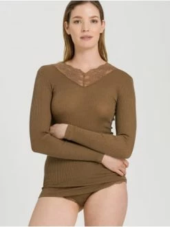 Große Größen Hanro Pullover Nora In Walnut Günstig Kaufen -hanro shop hanro pullover nora in walnut 2
