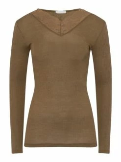 Große Größen Hanro Pullover Nora In Walnut Günstig Kaufen